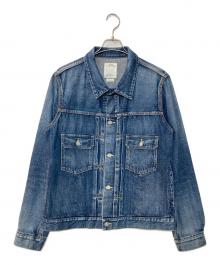 VISVIM（ビズビム）の古着「101 JKT DMGD- 1001 デニムジャケット」｜インディゴ