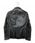 LITHIUM HOMME (リチウムオム・ファム) シングルレザージャケット ブラック サイズ:2：10000円