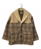 PENDLETONペンドルトン）の古着「70s  ボアウールコート」｜グレー