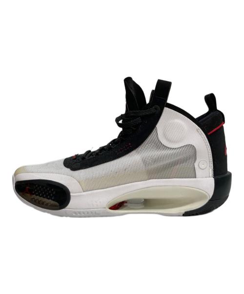 NIKE（ナイキ）NIKE (ナイキ) JORDAN 34 PF ナイキ エアジョーダン ブラック×ホワイト サイズ:27の古着・服飾アイテム