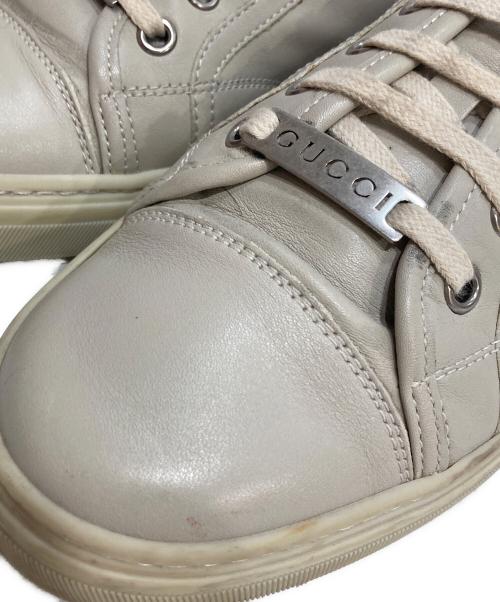 GUCCI（グッチ）GUCCI (グッチ) ローカットスニーカー アイボリー サイズ:36 1/2の古着・服飾アイテム
