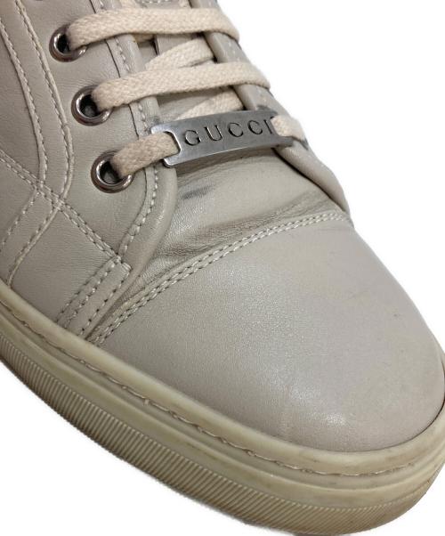 GUCCI（グッチ）GUCCI (グッチ) ローカットスニーカー アイボリー サイズ:36 1/2の古着・服飾アイテム