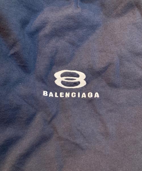 BALENCIAGA（バレンシアガ）BALENCIAGA (バレンシアガ) Lined Incognito Zip-Up Hoodie ライドインコグニート ジップパーカー ブルー サイズ:Mの古着・服飾アイテム