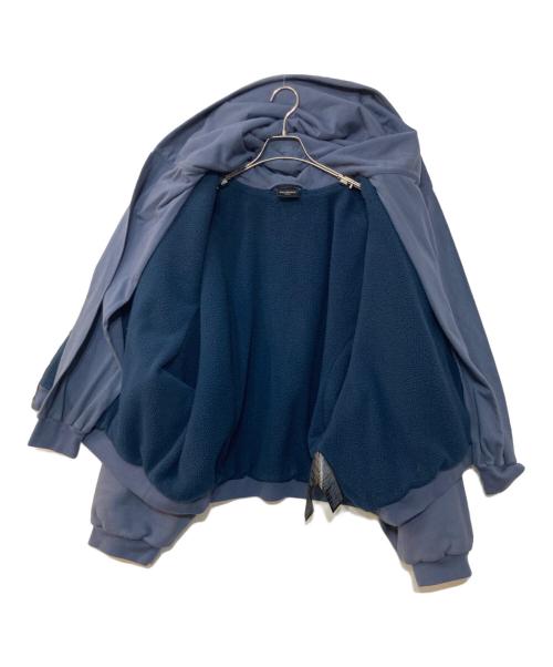 BALENCIAGA（バレンシアガ）BALENCIAGA (バレンシアガ) Lined Incognito Zip-Up Hoodie ライドインコグニート ジップパーカー ブルー サイズ:Mの古着・服飾アイテム