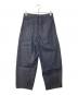 STILL BY HAND (スティルバイハンド) Deep Tuck Wide Denim Pants ディープタックワイドデニムパンツ ネイビー サイズ:44：13000円
