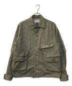 Hombre Ninoオンブレニーニョ）の古着「CORONA 2WAY STREAM JACKET コロナ2WAYストリームジャケット」｜オリーブ