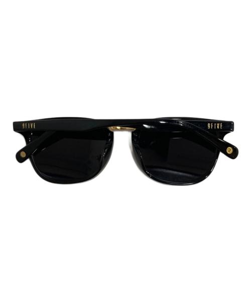 9FIVE（ナイン・ファイブ）9FIVE (ナイン・ファイブ) OLSON サングラス ブラック×ゴールドの古着・服飾アイテム
