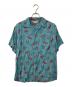 Star OF HOLLYWOOD（スターオブハリウッド）の古着「HIGH DENSITY RAYON OPEN SHIRT アロハシャツ」｜ブルー