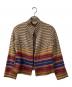 45rpm（45アールピーエム）の古着「ウールラップボーダージャケット」｜ブラウン