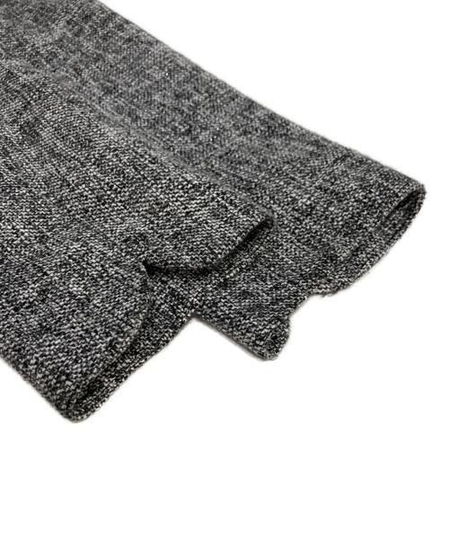 TOCCA（トッカ）TOCCA (トッカ) ノーカラーツイードリボンジャケット グレー サイズ:2の古着・服飾アイテム