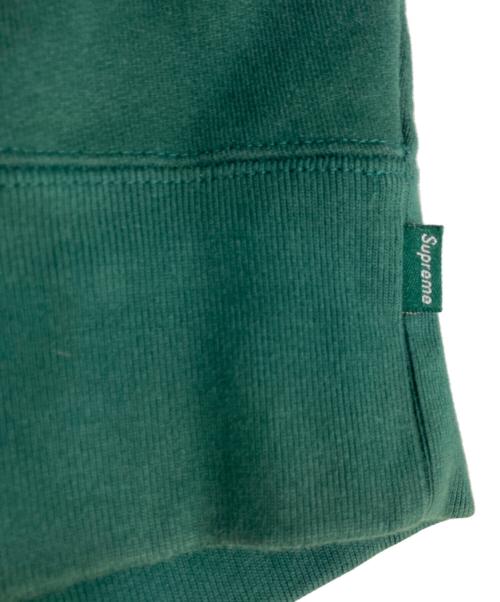 SUPREME（シュプリーム）SUPREME (シュプリーム) Rhinestone Shadow Hooded Sweatshirt ラインストーン シャドウ フーディー スウェットシャツ グリーン サイズ:XLの古着・服飾アイテム