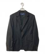 COMME des GARCONS HOMMEコムデギャルソン オム）の古着「トロピカルウールパッカリングジャケット」｜ダークネイビー