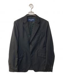 COMME des GARCONS HOMME（コムデギャルソン オム）の古着「トロピカルウールパッカリングジャケット」｜ダークネイビー