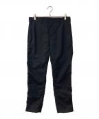COMME des GARCONS COMME des GARCONSコムデギャルソン コムデギャルソン）の古着「ウールトロピカル パッカリングトラウザー パンツ」｜ダークネイビー