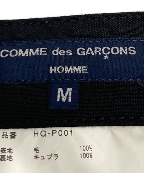 COMME des GARCONS COMME des GARCONS（コムデギャルソン コムデギャルソン）COMME des GARCONS COMME des GARCONS (コムデギャルソン コムデギャルソン) ウールトロピカル パッカリングトラウザー パンツ ダークネイビー サイズ:Mの古着・服飾アイテム