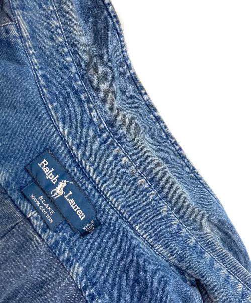 POLO RALPH LAUREN（ポロ・ラルフローレン）POLO RALPH LAUREN (ポロ・ラルフローレン) 90S BLAKE デニムシャツ インディゴ サイズ:LLの古着・服飾アイテム