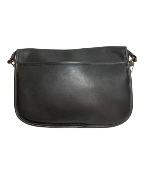 COACH（コーチ）COACH (コーチ) ターンロックフラップショルダーバッグ ブラックの古着・服飾アイテム