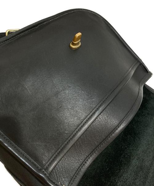 COACH（コーチ）COACH (コーチ) ターンロックフラップショルダーバッグ ブラックの古着・服飾アイテム