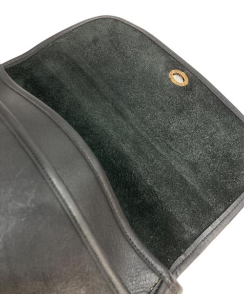 COACH（コーチ）COACH (コーチ) ターンロックフラップショルダーバッグ ブラックの古着・服飾アイテム