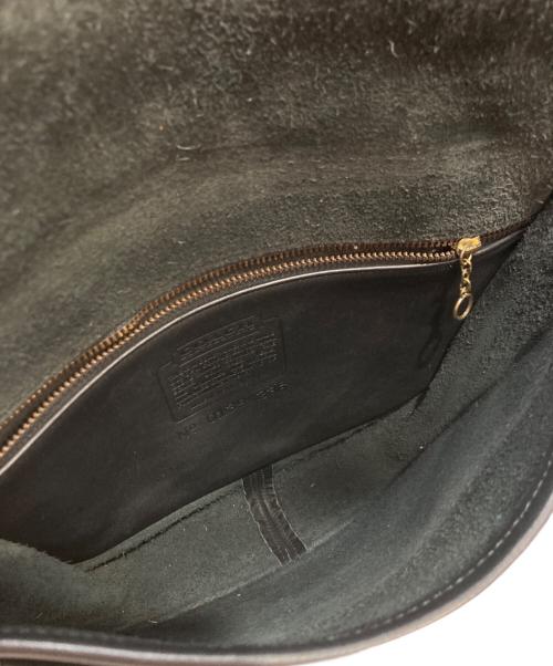 COACH（コーチ）COACH (コーチ) ターンロックフラップショルダーバッグ ブラックの古着・服飾アイテム