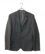 COMME des GARCONS HOMME DEUXコムデギャルソン オム ドゥ）の古着「ウール リネン モヘア テーラードジャケット」｜ブラック