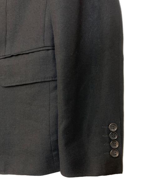 COMME des GARCONS HOMME DEUX（コムデギャルソン オム ドゥ）COMME des GARCONS HOMME DEUX (コムデギャルソン オム ドゥ) ウール リネン モヘア テーラードジャケット ブラック サイズ:XSの古着・服飾アイテム