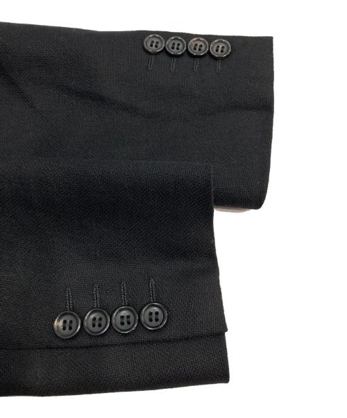 COMME des GARCONS HOMME DEUX（コムデギャルソン オム ドゥ）COMME des GARCONS HOMME DEUX (コムデギャルソン オム ドゥ) ウール リネン モヘア テーラードジャケット ブラック サイズ:XSの古着・服飾アイテム