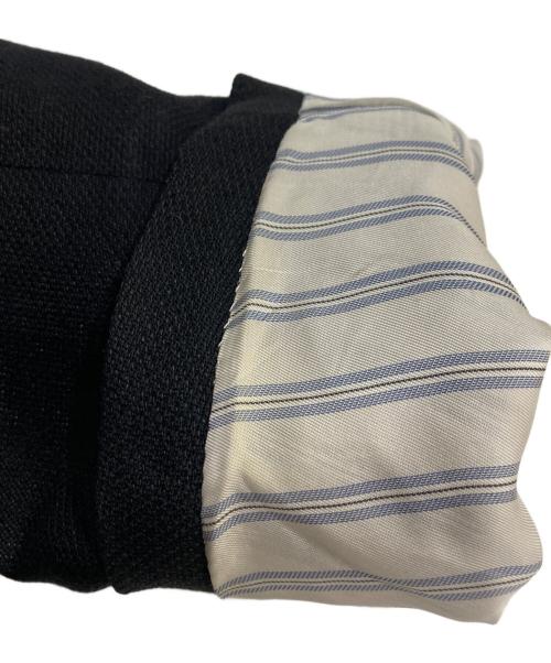 COMME des GARCONS HOMME DEUX（コムデギャルソン オム ドゥ）COMME des GARCONS HOMME DEUX (コムデギャルソン オム ドゥ) ウール リネン モヘア テーラードジャケット ブラック サイズ:XSの古着・服飾アイテム