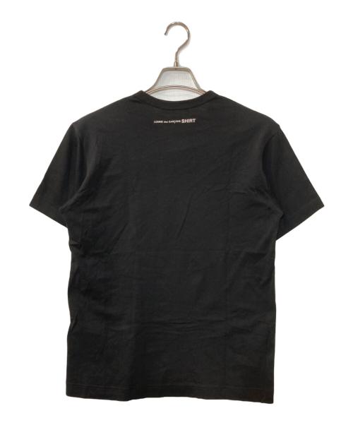 COMME des GARCONS SHIRT（コムデギャルソンシャツ）COMME des GARCONS SHIRT (コムデギャルソンシャツ) バックロゴTee 半袖カットソー ブラック サイズ:Sの古着・服飾アイテム