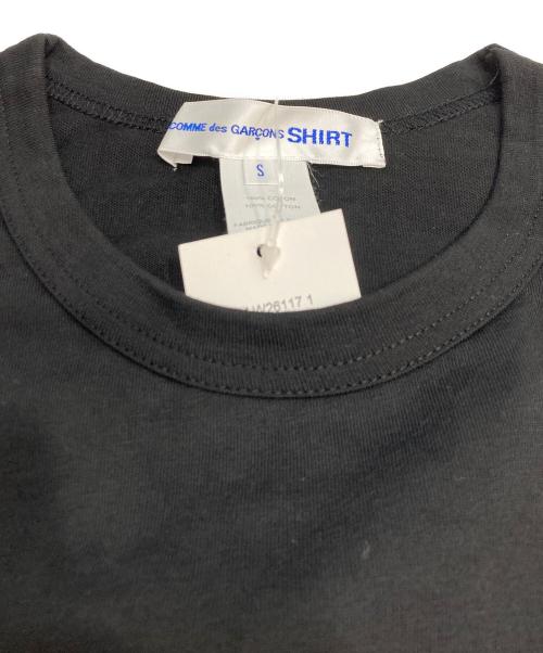 COMME des GARCONS SHIRT（コムデギャルソンシャツ）COMME des GARCONS SHIRT (コムデギャルソンシャツ) バックロゴTee 半袖カットソー ブラック サイズ:Sの古着・服飾アイテム