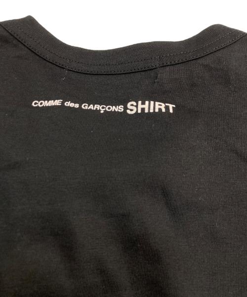COMME des GARCONS SHIRT（コムデギャルソンシャツ）COMME des GARCONS SHIRT (コムデギャルソンシャツ) バックロゴTee 半袖カットソー ブラック サイズ:Sの古着・服飾アイテム