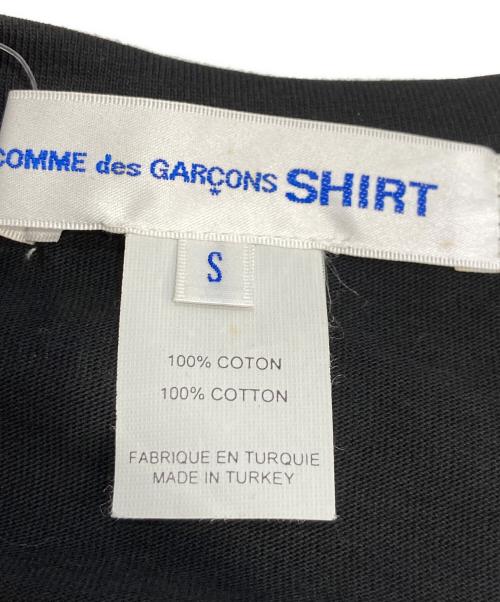 COMME des GARCONS SHIRT（コムデギャルソンシャツ）COMME des GARCONS SHIRT (コムデギャルソンシャツ) バックロゴTee 半袖カットソー ブラック サイズ:Sの古着・服飾アイテム