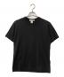 COMME des GARCONS SHIRT（コムデギャルソンシャツ）の古着「バックロゴTee 半袖カットソー」｜ブラック