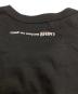 中古・古着 COMME des GARCONS SHIRT (コムデギャルソンシャツ) バックロゴTee 半袖カットソー ブラック サイズ:S：7000円