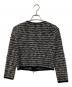 TOCCA (トッカ) ノーカラーツイードジップカーディガン TWEED ZIP CARDIGAN ブラック サイズ:M：6000円