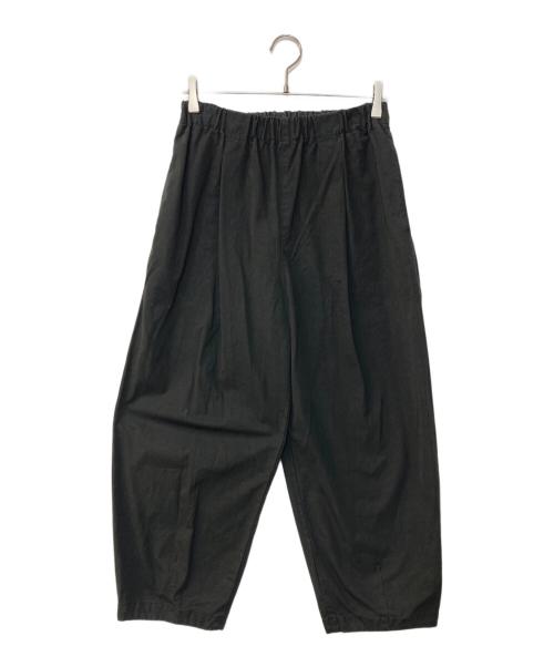 KAGURE（カグレ）KAGURE (カグレ) コットンクロップドパンツ ブラック サイズ:Freeの古着・服飾アイテム