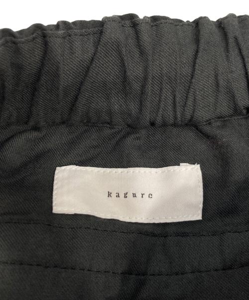 KAGURE（カグレ）KAGURE (カグレ) コットンクロップドパンツ ブラック サイズ:Freeの古着・服飾アイテム