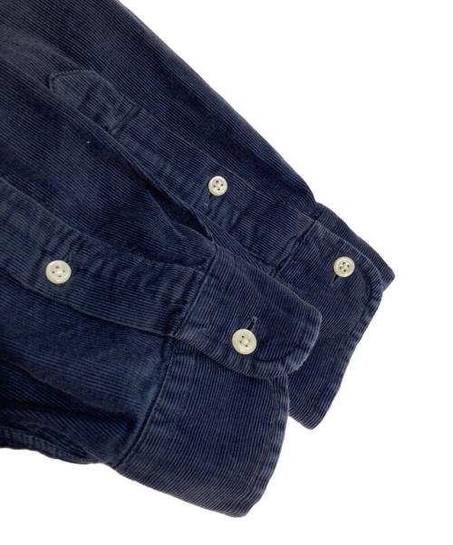 POLO RALPH LAUREN（ポロ・ラルフローレン）POLO RALPH LAUREN (ポロ・ラルフローレン) CUSTOM FIT 細畝コーデュロイシャツ ネイビー サイズ:LLの古着・服飾アイテム