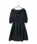 Cecilie Bahnsen (セシリーバンセン) HELENA GOWN パフスリーブ ギャザーワンピース ブラック サイズ:UK6：30000円
