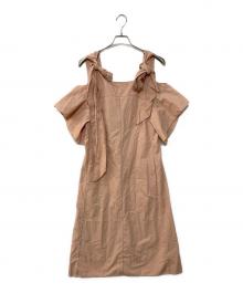 Chloe（クロエ）の古着「オフショルダーワンピース」｜ピンク