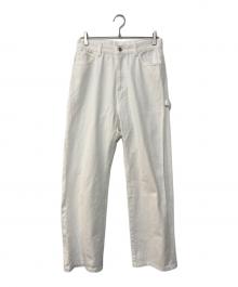 ok.soon×PICCADILLY（オクスン×ピカデリー）の古着「white painter pants ペインターパンツ」｜ホワイト