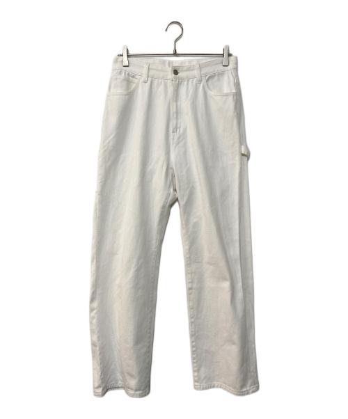 ok.soon（オクスン）ok.soon (オクスン) PICCADILLY (ピカデリー) white painter pants ペインターパンツ ホワイト サイズ:2の古着・服飾アイテム