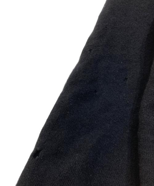 COMME des GARCONS SHIRT（コムデギャルソンシャツ）COMME des GARCONS SHIRT (コムデギャルソンシャツ) ウールレイヤードセーター ブラック サイズ:Sの古着・服飾アイテム