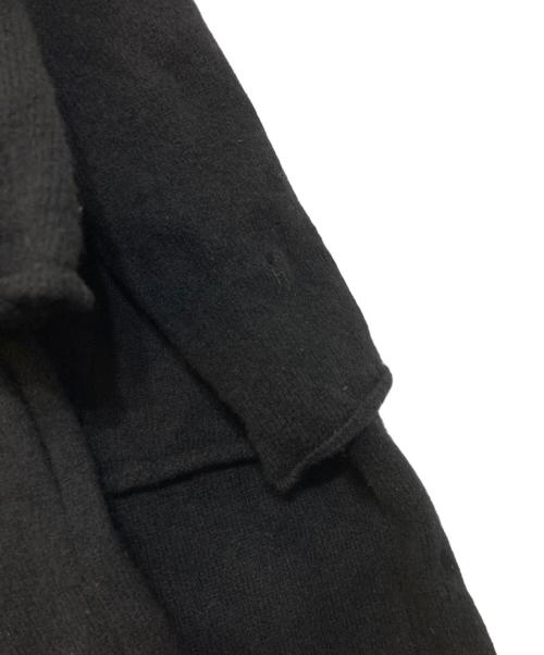 COMME des GARCONS SHIRT（コムデギャルソンシャツ）COMME des GARCONS SHIRT (コムデギャルソンシャツ) ウールレイヤードセーター ブラック サイズ:Sの古着・服飾アイテム