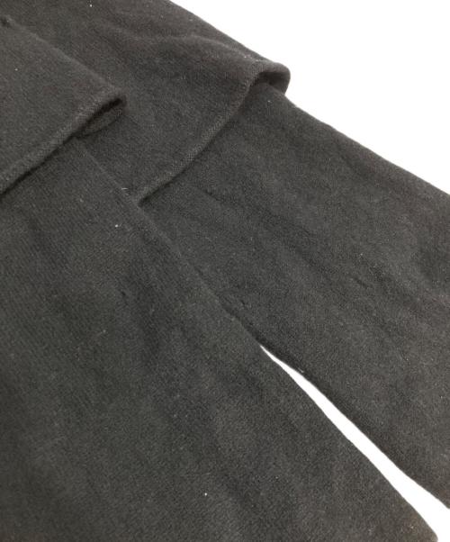 COMME des GARCONS SHIRT（コムデギャルソンシャツ）COMME des GARCONS SHIRT (コムデギャルソンシャツ) ウールレイヤードセーター ブラック サイズ:Sの古着・服飾アイテム