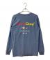 WIND AND SEA (ウィンダンシー) PARAPPA THE RAPPER (パラッパラッパー) THE RAPPER PARAPPA＆CCTC CHICKEN 長袖プリントTシャツ コラボTEE スカイブルー サイズ:L：6000円