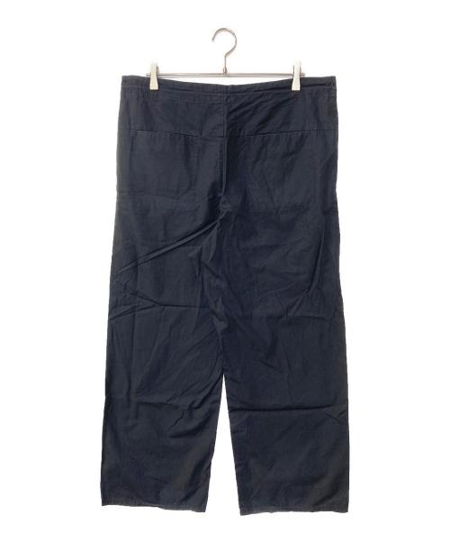 AURALEE（オーラリー）AURALEE (オーラリー) WASHED FINX TWILL EASY WIDE PANTS ウォッシュドフィンクスツイルイージーワイドパンツ ネイビー サイズ:4の古着・服飾アイテム