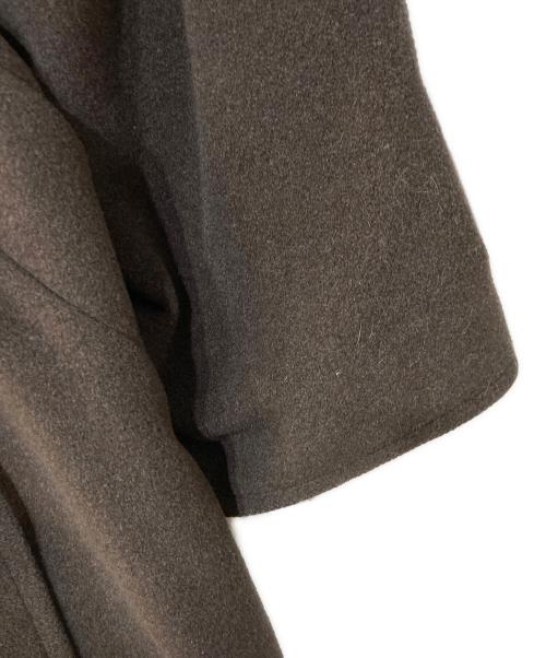 Max Mara WEEK END LINE（マックスマーラ ウイークエンドライン）MAX MARA WEEK END LINE (マックスマーラ ウイークエンドライン) ボアカラーウールコート ブラウン サイズ:36の古着・服飾アイテム