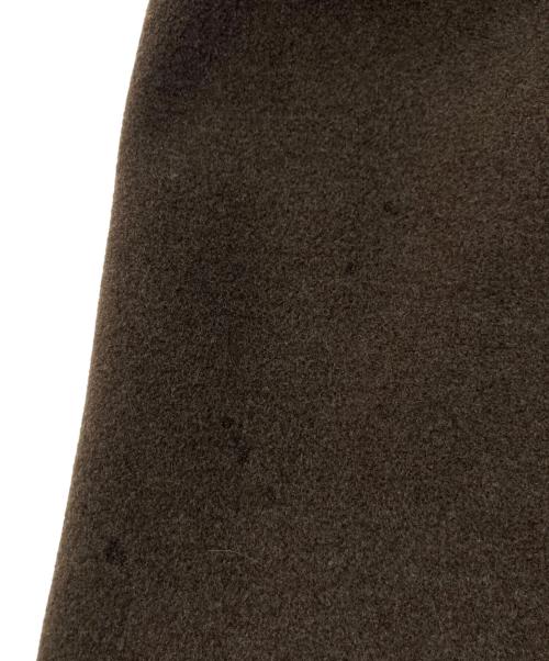 Max Mara WEEK END LINE（マックスマーラ ウイークエンドライン）Max Mara WEEK END LINE (マックスマーラ ウイークエンドライン) ボアカラーウールコート ブラウン サイズ:36の古着・服飾アイテム