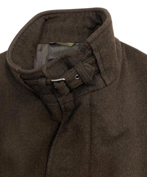 D'URBAN（ダーバン）D'URBAN (ダーバン) ウールジップコート ブラウン サイズ:Lの古着・服飾アイテム